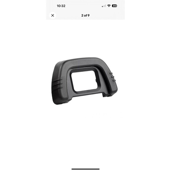 Rubber Eyecup DK-21 for Nikon  D7000 D300 D300S D90 D80 D200 D70S D60 D50 - Picture 3 of 5